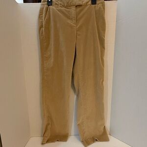 Talbots Women’s Tan Stretch Pants corduroy Size 6 petite
